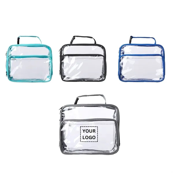 Ultra clear stadium lunch bags plus free 1 color silkscreen imprint... from ASI 37218 Athena Promo (tm)