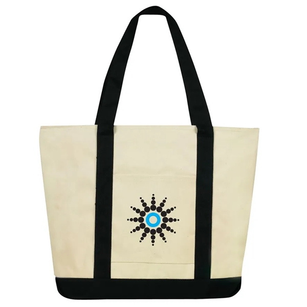 12 oz. Boat Tote Bag. Main full zipper gusset compartment. Convenient... from ASI 40544 Binaco