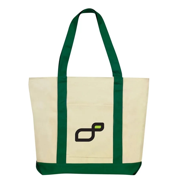 12 oz. Boat Tote Bag. Main full zipper gusset compartment. Convenient... from ASI 40544 Binaco