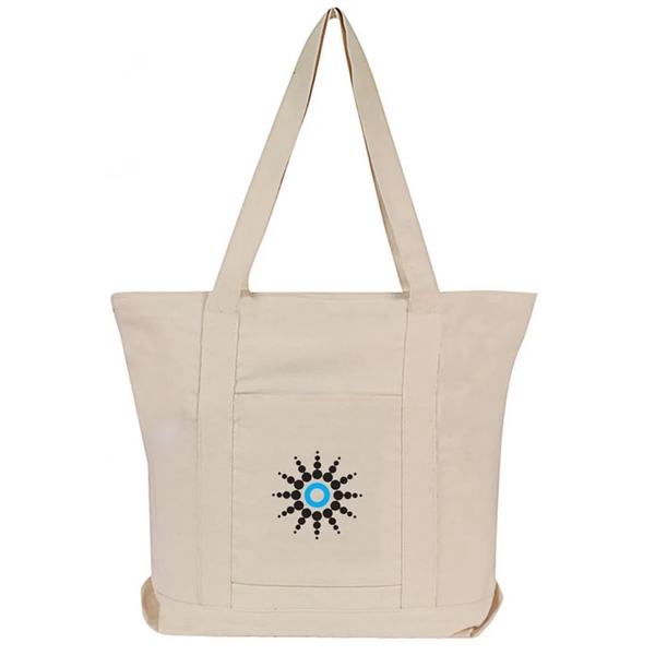 12 oz. Boat Tote Bag. Main full zipper gusset compartment. Convenient... from ASI 40544 Binaco