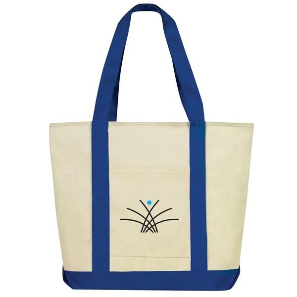 12 oz. Boat Tote Bag. Main full zipper gusset compartment. Convenient... from ASI 40544 Binaco