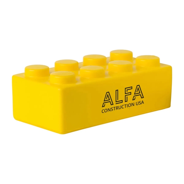 3" construction block shaped stress reliever.... from ASI 63549 Jornik Manufacturing Corp