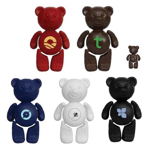 Bear shaped magnet in a variety of colors.... from ASI 62190 Illini