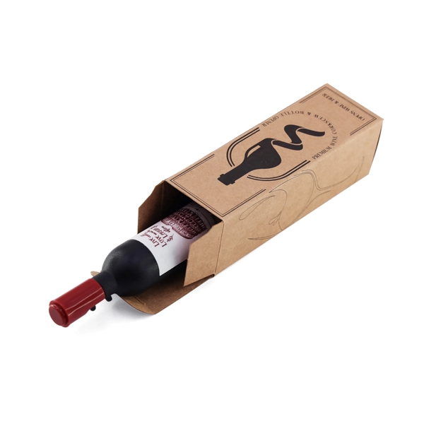 Wine bottle shaped corkscrew and bottle opener with magnetic back.... from ASI 52263 EMT / EMT EMT EASY