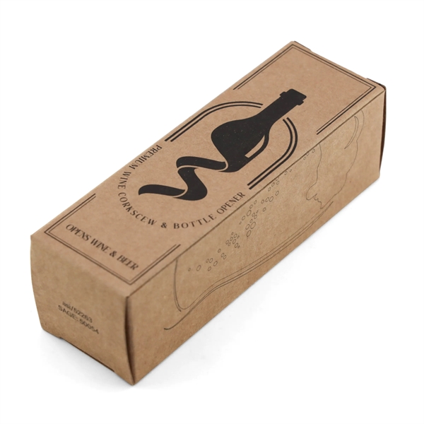 Wine bottle shaped corkscrew and bottle opener with magnetic back.... from ASI 52263 EMT / EMT EMT EASY