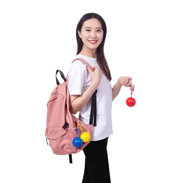 Portable disposable raincoat ball plus 1 color silkscreen imprint on ball... from ASI 37218 Athena Promo (tm)