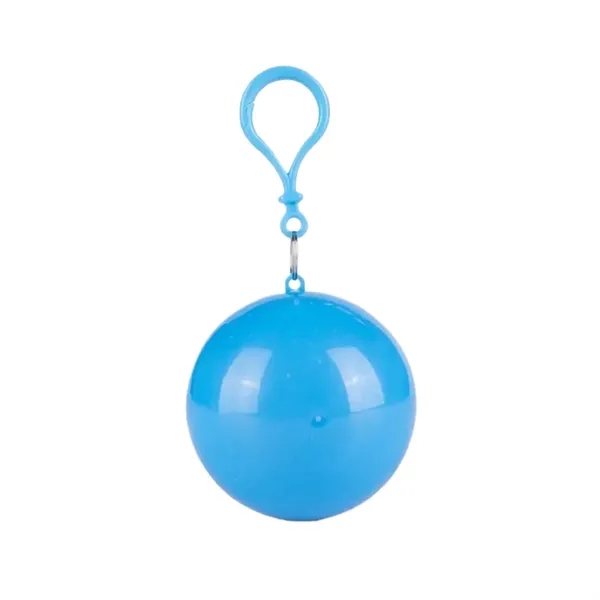 Portable disposable raincoat ball plus 1 color silkscreen imprint on ball... from ASI 37218 Athena Promo (tm)