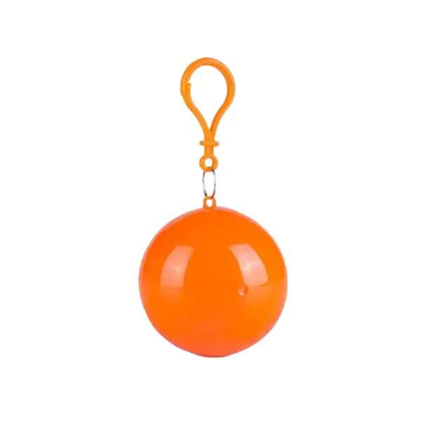 Portable disposable raincoat ball plus 1 color silkscreen imprint on ball... from ASI 37218 Athena Promo (tm)