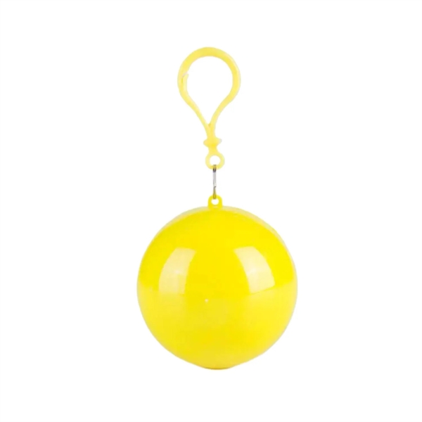 Portable disposable raincoat ball plus 1 color silkscreen imprint on ball... from ASI 37218 Athena Promo (tm)