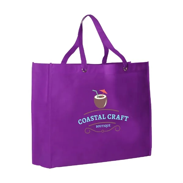 The bag you want for shopping sprees, THE SHOPPER non-woven tote... from ASI 62088 IDProductsource