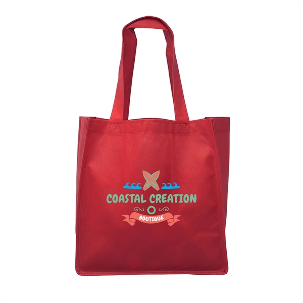 The Clipper Grocery tote bag is made 80 GSM Non-Woven Polypropylene... from ASI 62088 IDProductsource