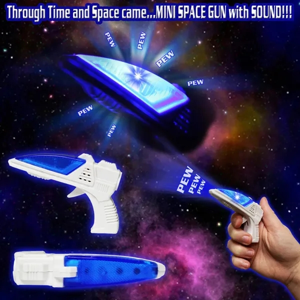 3.5" light-up LED mini space gun with sound... from ASI 42016 Brighter Promotions Inc / Chemical Light™