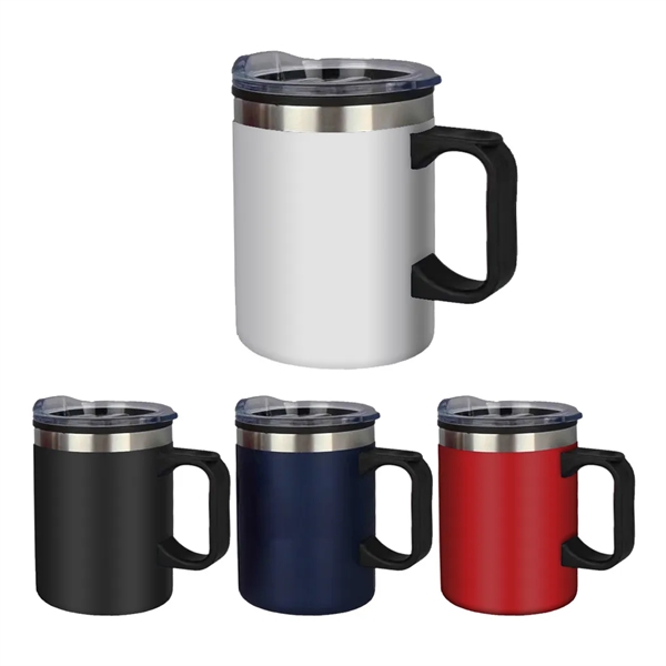 Double Wall Mug With Stainless Steel Plating... from ASI 31517 Admart Products
