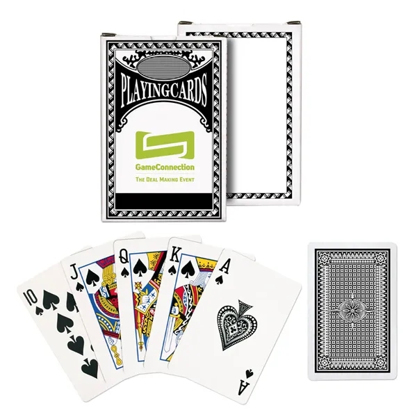 Standard deck of playing cards with custom imprint on the card... from ASI 63549 Jornik Manufacturing Corp