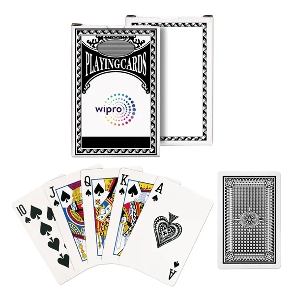 Standard deck of playing cards with a full-color imprint on the... from ASI 63549 Jornik Manufacturing Corp