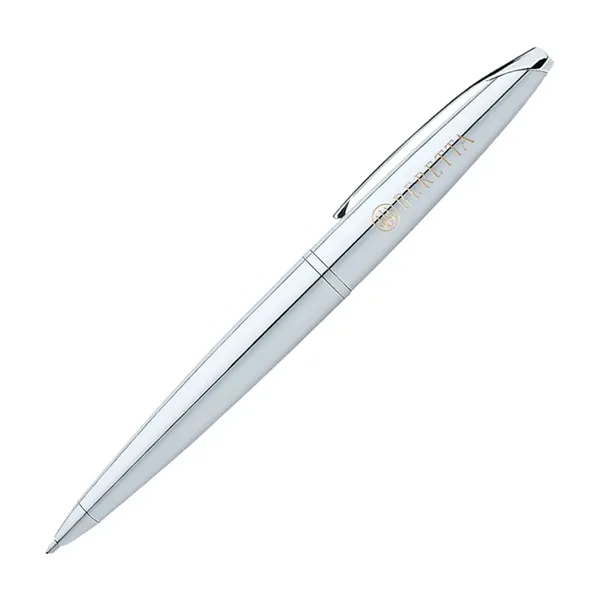 Cross® ATX Pure Chrome Ballpoint Pen, Laser Engraved... from ASI 30270 Aakron Line