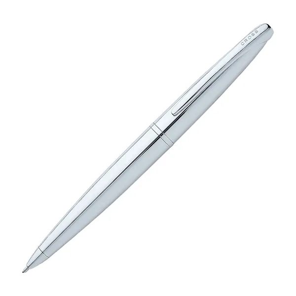 Cross® ATX Pure Chrome Ballpoint Pen, Laser Engraved... from ASI 30270 Aakron Line