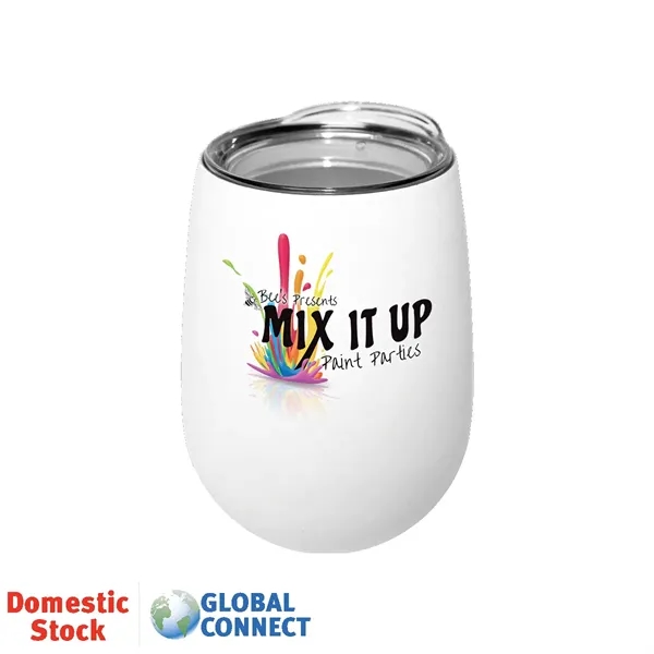 Halcyon® 12 oz. Stainless Steel Wine Glass with Lid, Full C... from ASI 30270 Aakron Line