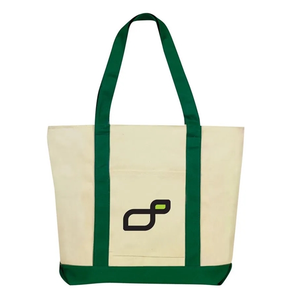 12 oz. Small Boat Tote Bag. Main full zipper gusset compartment.... from ASI 40544 Binaco