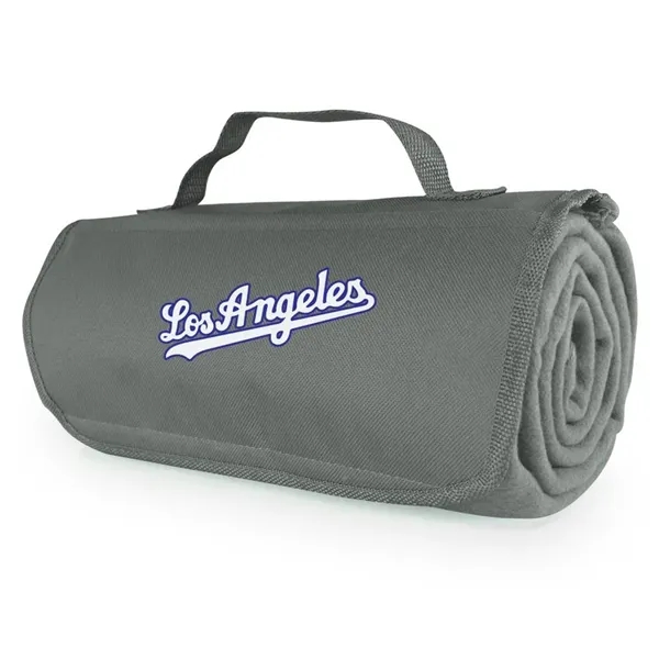 100% polyester fleece roll up blanket with 600 Denier Polyester front... from ASI 40544 Binaco