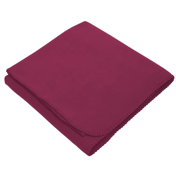50" x 60" 200gsm fleece blanket. Brushed on both sides. Color... from ASI 40544 Binaco