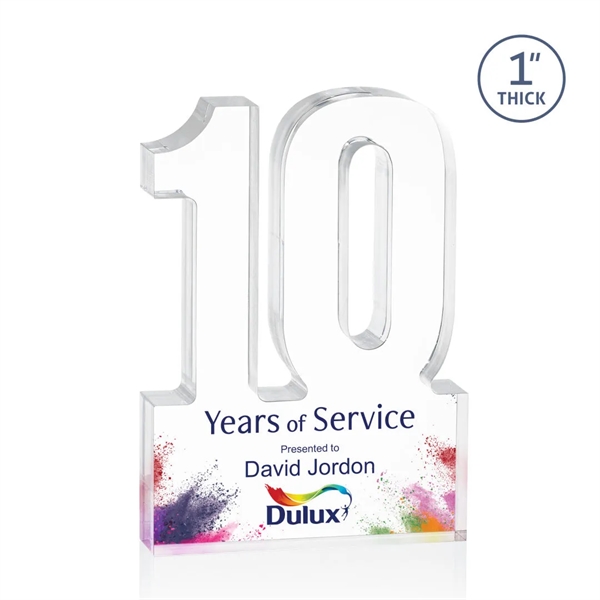 Recognize a milestone with the Astoria Acrylic VividPrint™ Awards. Featuring free-standing... from ASI 84592 St Regis Group / St Regis