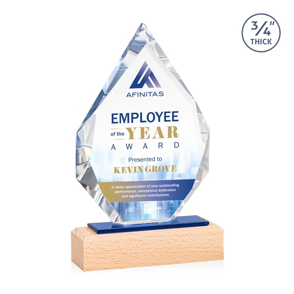 The exceptional Ibiza VividPrint™ Award made of Starfire Crystal is skillfully... from ASI 84592 St Regis Group / St Regis