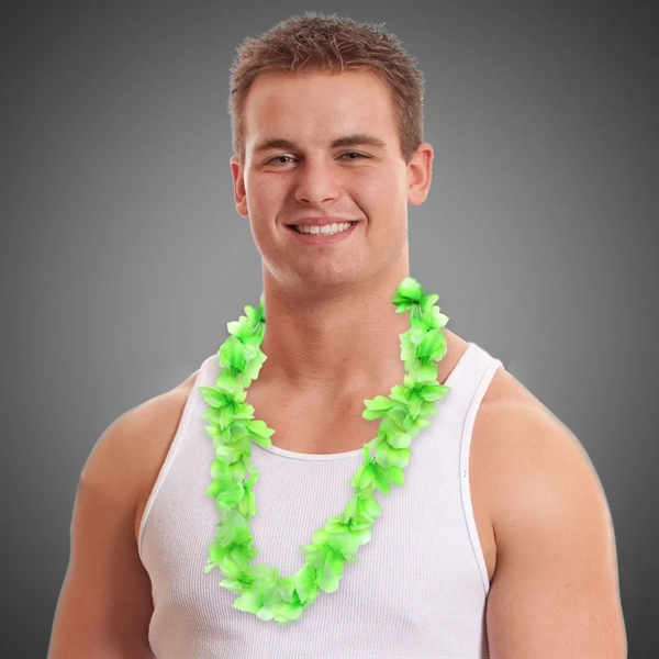 36" flower lei, offered in an assortment of colors.... from ASI 42016 Brighter Promotions Inc