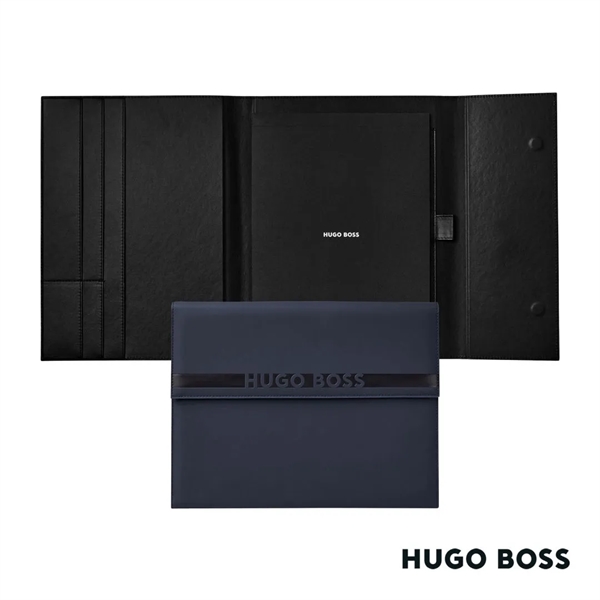 The Hugo Boss® Cloud A4 Folder is simplistic, monochromatic & luxurious.... from ASI 84592 St Regis Group