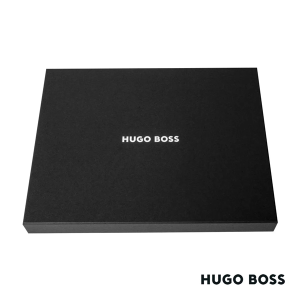 The Hugo Boss® Cloud A4 Folder is simplistic, monochromatic & luxurious.... from ASI 84592 St Regis Group