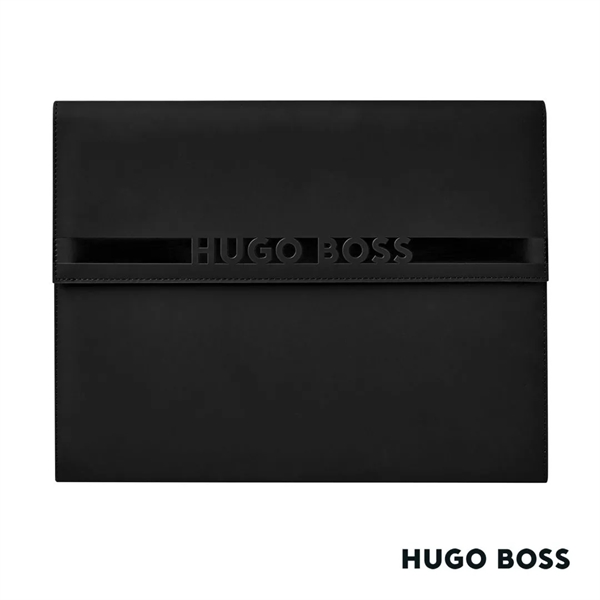The Hugo Boss® Cloud A4 Folder is simplistic, monochromatic & luxurious.... from ASI 84592 St Regis Group