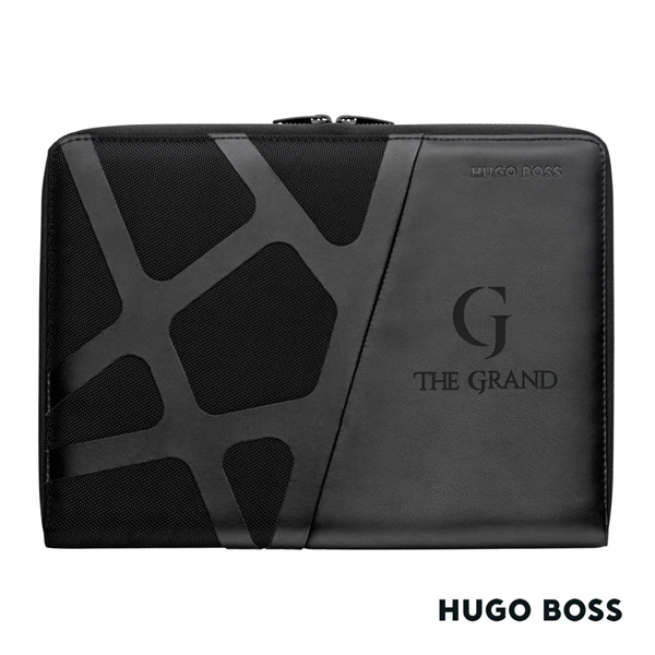 The Hugo Boss® A4 Conference Folder is simplistic, monochromatic & luxurious!... from ASI 84592 St Regis Group