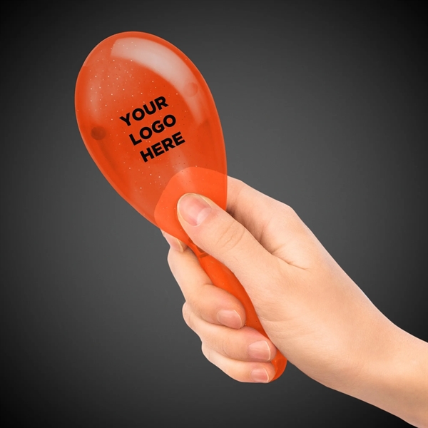 7" glitter maraca made of plastic.... from ASI 42016 Brighter Promotions Inc / Chemical Light™