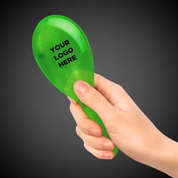 7" glitter maraca made of plastic.... from ASI 42016 Brighter Promotions Inc / Chemical Light™