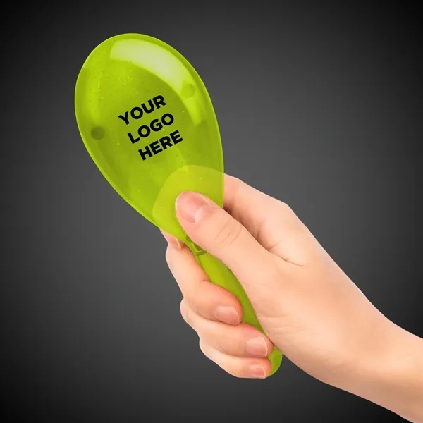 7" glitter maraca made of plastic.... from ASI 42016 Brighter Promotions Inc / Chemical Light™