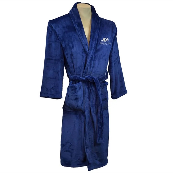 48" length one size fits all robe made from anti-pilling polyester... from ASI 40544 Binaco