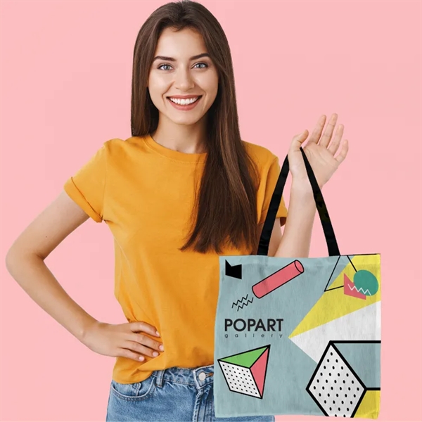 Flat Tote- Full Color on Both Sides100 gsm non-woven tote bag... from ASI 67557 LimeLight Ent / Limelight USA