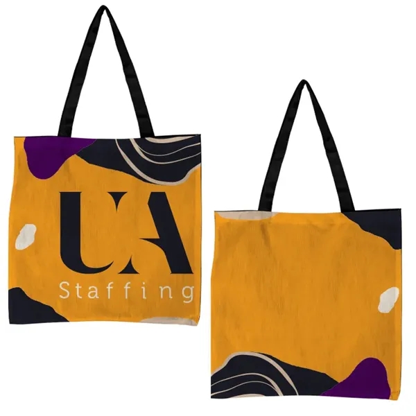 Flat Tote- Full Color on Both Sides100 gsm non-woven tote bag... from ASI 67557 LimeLight Ent / Limelight USA