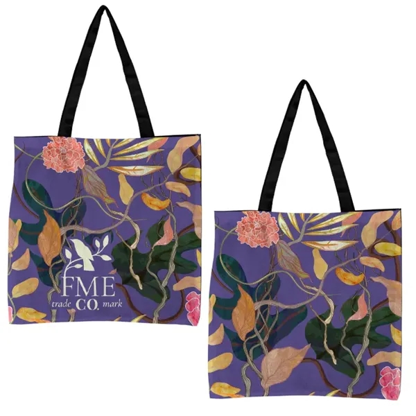Flat Tote- Full Color on Both Sides100 gsm non-woven tote bag... from ASI 67557 LimeLight Ent / Limelight USA