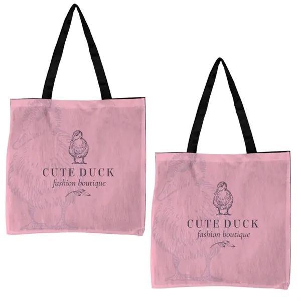 Flat Tote- Full Color on Both Sides100 gsm non-woven tote bag... from ASI 67557 LimeLight Ent / Limelight USA
