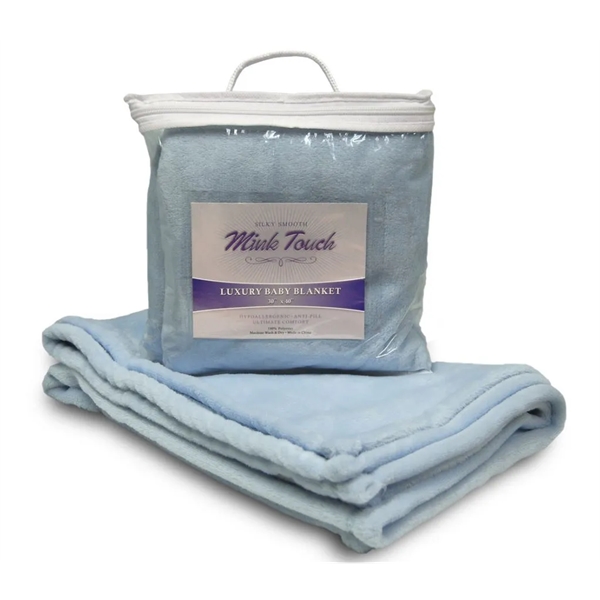 30" x 40" adorable ultra-plush baby blanket serves as a handy... from ASI 40544 Binaco