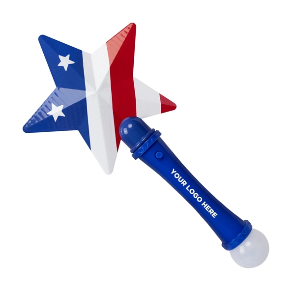 10" star-shaped wand with flashing LED lights.... from ASI 42016 Brighter Promotions Inc