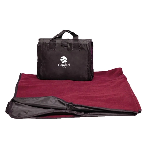 Double sided Polyester/Fleece that folds into a easy to carry size... from ASI 40544 Binaco