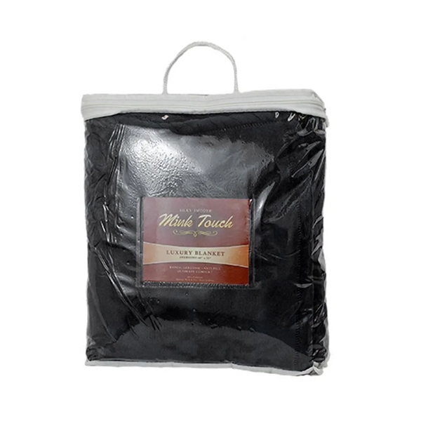 Luxurious 100% Polyester Faux Mink (300gsm,15 oz.) with self finish hem... from ASI 40544 Binaco