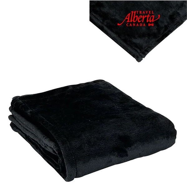 Luxurious 100% Polyester Faux Mink (300gsm,15 oz.) with self finish hem... from ASI 40544 Binaco