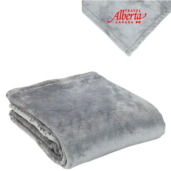 Luxurious 100% Polyester Faux Mink (300gsm,15 oz.) with self finish hem... from ASI 40544 Binaco