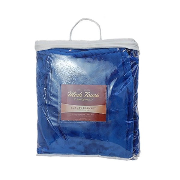 Luxurious 100% Polyester Faux Mink (300gsm,15 oz.) with self finish hem... from ASI 40544 Binaco