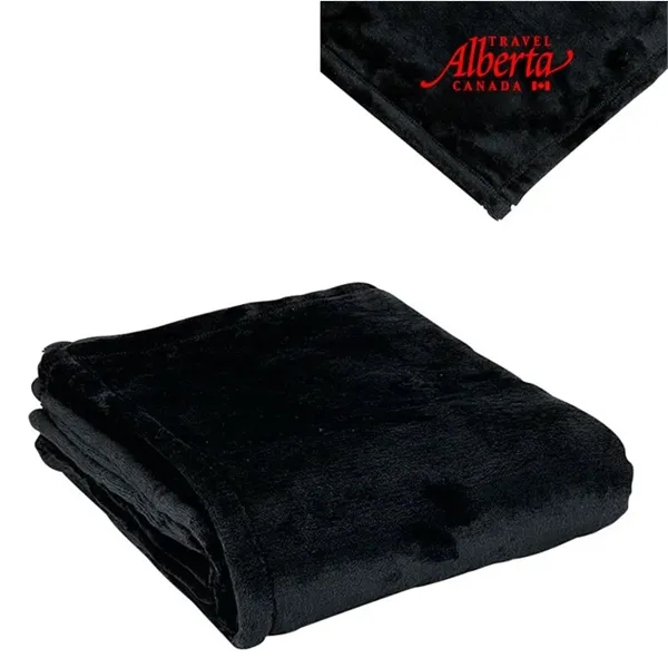 Luxurious 100% Polyester Faux Mink (300gsm,15 oz.) with self finish hem... from ASI 40544 Binaco