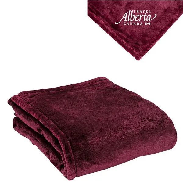 Luxurious 100% Polyester Faux Mink (300gsm,15 oz.) with self finish hem... from ASI 40544 Binaco