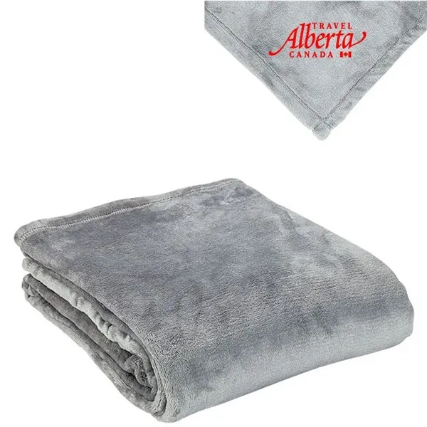 Luxurious 100% Polyester Faux Mink (300gsm,15 oz.) with self finish hem... from ASI 40544 Binaco